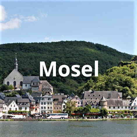 Kør-selv ferie ved Mosel i Sydtyskland